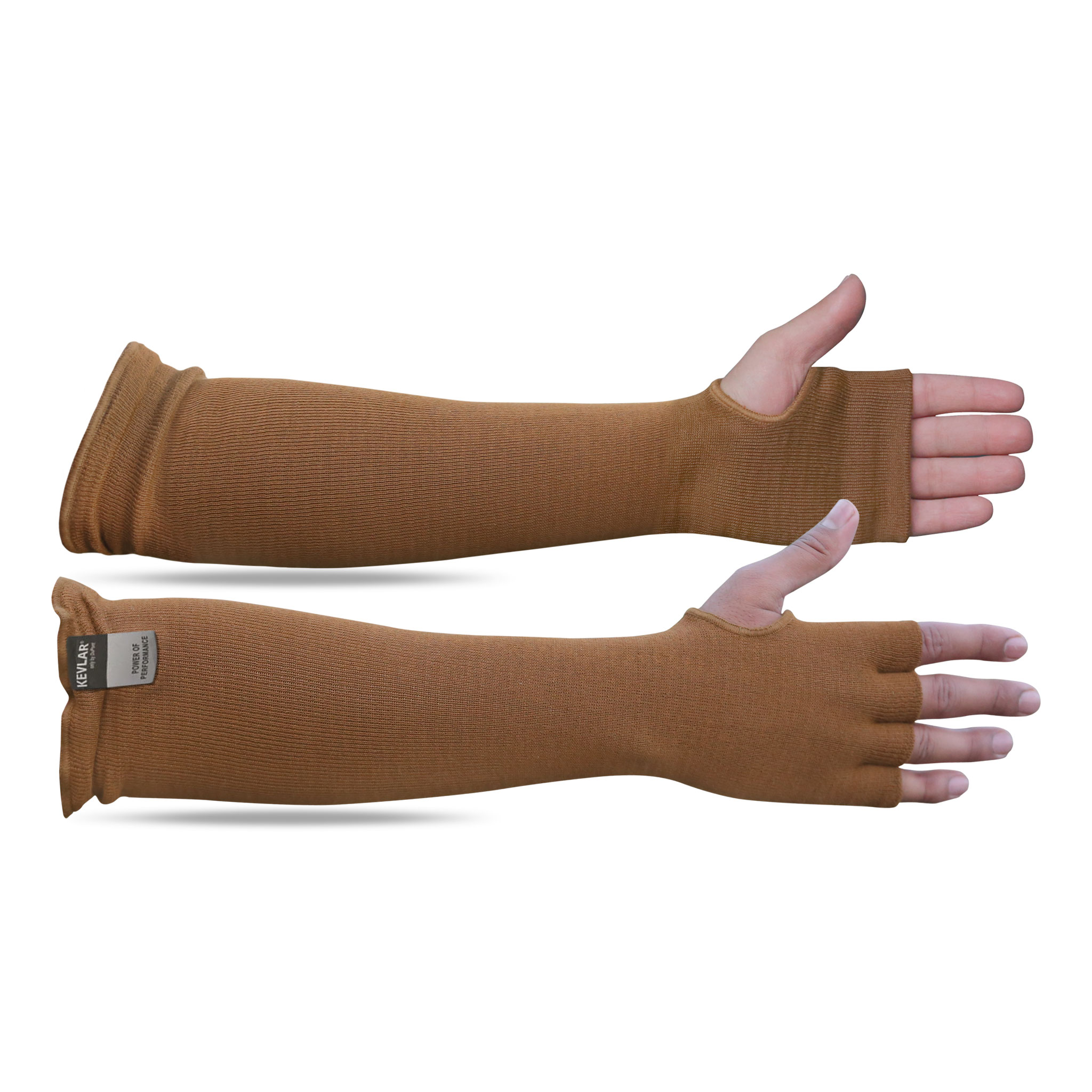 PSG Kevlar Sleeves- Heat, Scratch, Cut & Knife Resistant Arm Protective Sleeves With Thumb Hole-Bite Proof-18 Inches,1 Pair